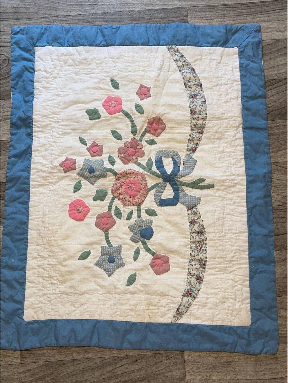 Vintage pillowcase zipped